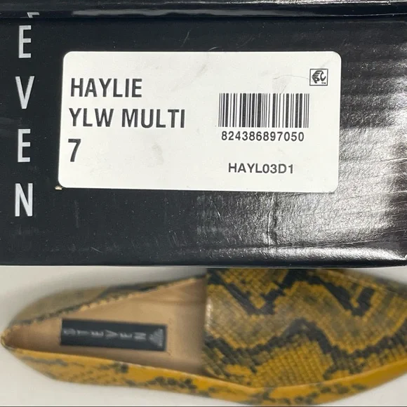 Steven by Steve Madden Haylie snake print pointed toe loafers size 8 and… - Picture 12 of 12